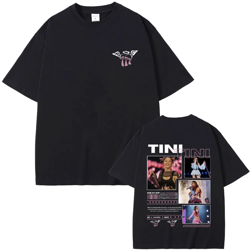 

TINI TINI 2025 Graphic T-shirt Men Women Fashion Trend T Shirts Unisex Aesthetic Oversized Cotton Short Sleeve Tshirt Streetwear