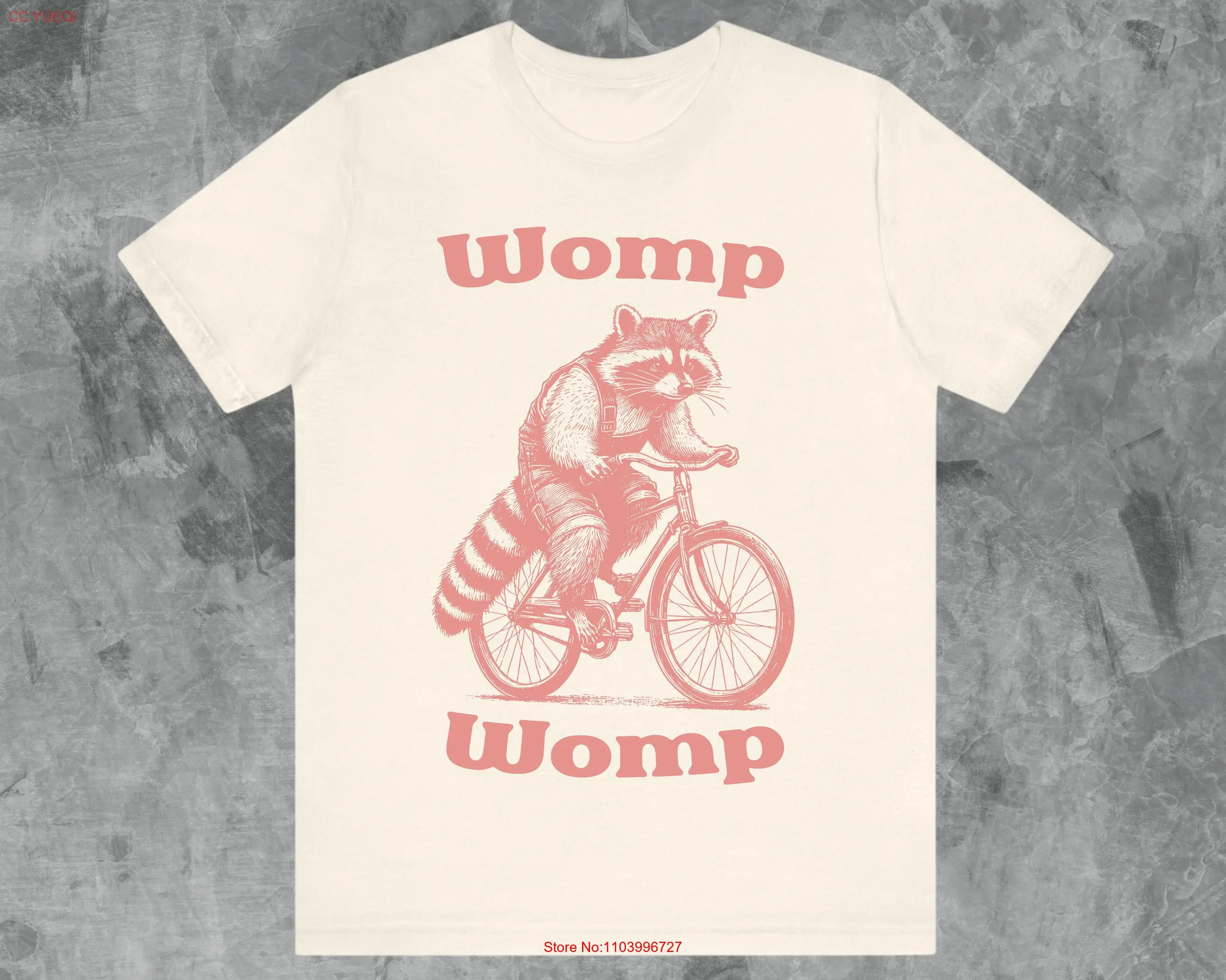 

Футболка Womp Funny Raccon Retro Meme Vintage s для друзей 90-х годов с длинными или короткими рукавами