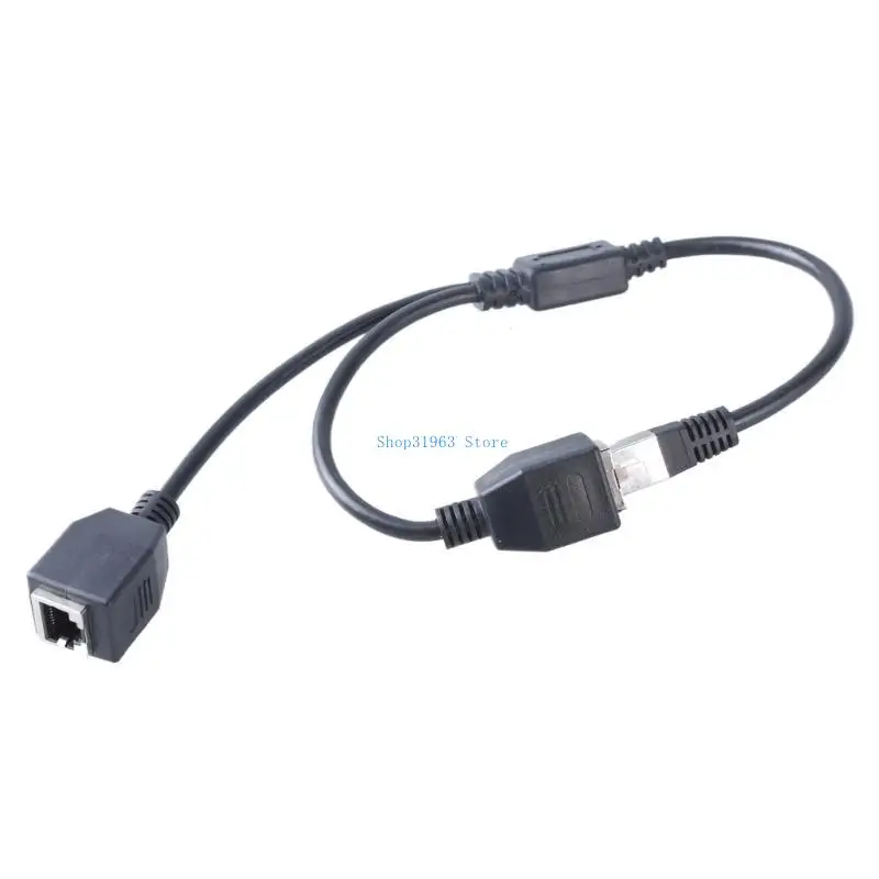 

L4MA усиление RJ45 Athernet Splitter Adapter 1 Мужчина -2 кабеля LAN LAN