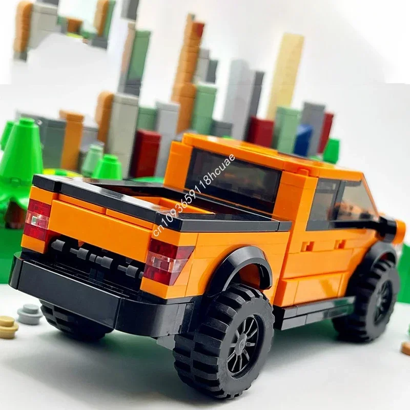 285pcs MOC Built Tough F-150 Raptor City Champion Building Blocks Christmas Holiday Themed Limited Edition Educational Gift