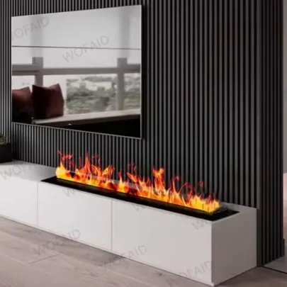 Intelligent 3D Water Vapor Fireplace LED Flame Steam Fireplace TV Stand Decoration for Home Indoor