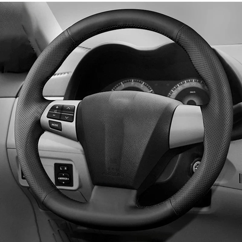 

Car Steering Wheel Cover Artificial Leather Original Steering Wheel Braid Wear-Resistant For TOYOTA COROLLA RAV4 2011 2012