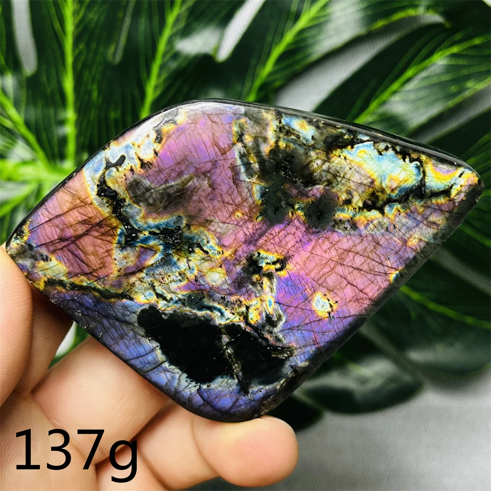 Pierres précieuses naturelles chaotiques scintillantes, Labradorite violette, décorations pour salle de maison, sorcellerie, altares, prières, pierres spirituelles de guérison