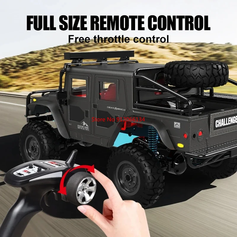 2.4g 1:12 4wd rc carro de corrida deriva rock crawler simulação buggy elétrico à prova dwaterproof água carro controle remoto veículo brinquedo luz inteligente