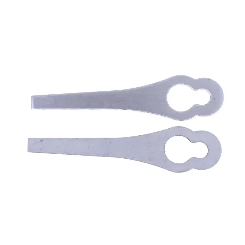 2/4/10PCS Grasmaaier Messen Metaal Trimmen Vervanging Mes Duurzaam Maaimachine Messen Eenvoudig Te Installeren Power tool Accessoires