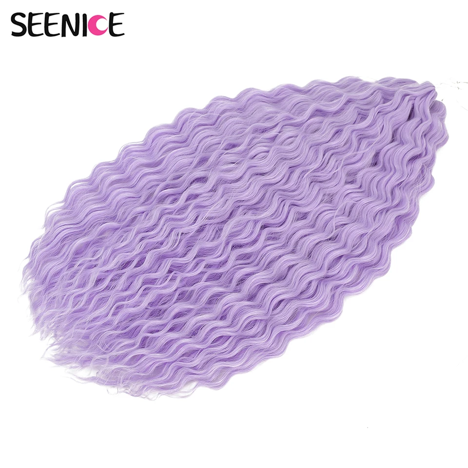 Ariel Curl Hair Synthetic Deep Wave Twist Crochet Hair Afro Curls Crochet Braids Ombre Pink Braiding Hair Extension For Women