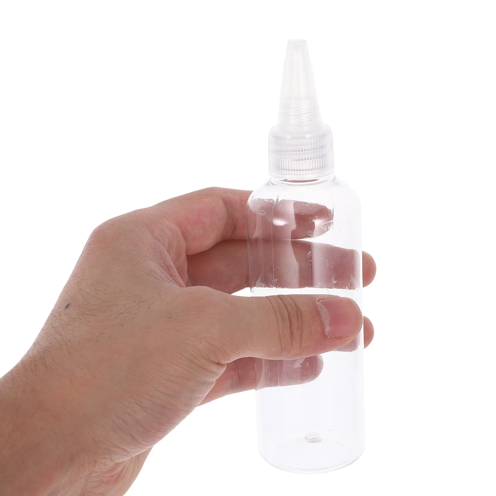 

12Pcs Transparent Squeeze Bottles 100ml Leakproof Travel Bottles Refillable for Skincare Cosmetics Hair Dye Glue Craft Paint