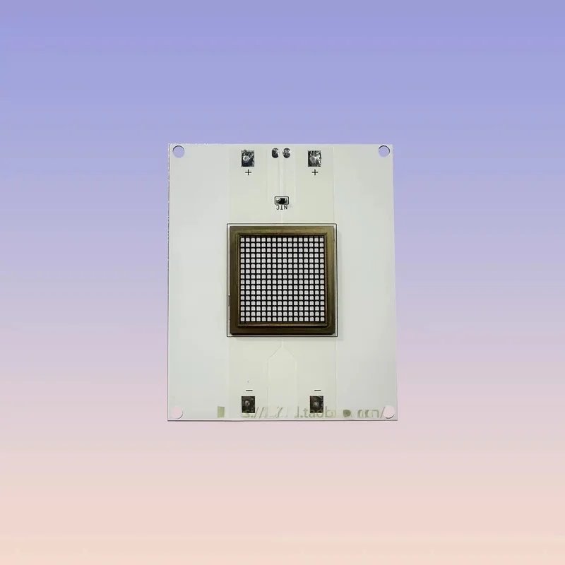 The ink curing lamp board COB high-power light-emitting chip 395nm black grid desktop LED is suitable for UV printers