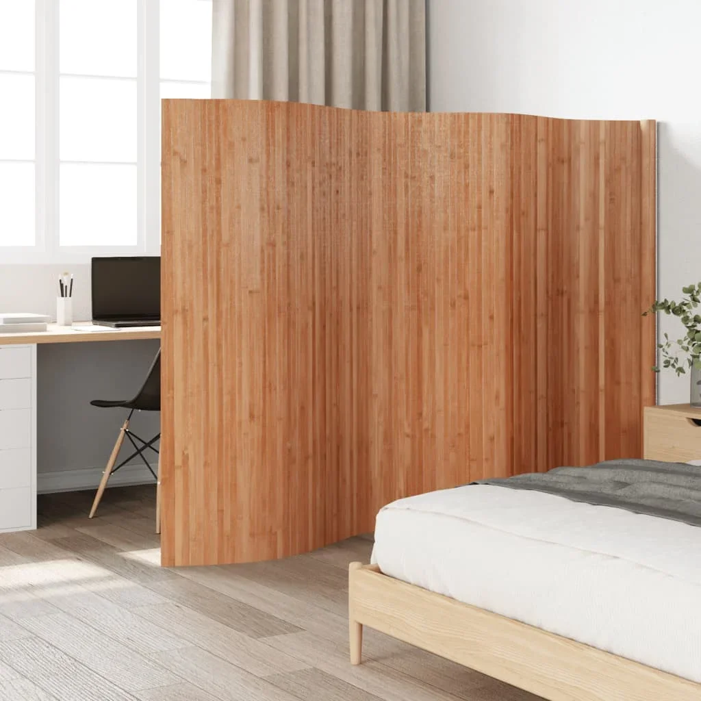 Vidaxl Room Divider Natural 165X400 Cm Bamboo Privacy Screen,Blackout Screen,Interior Decoration