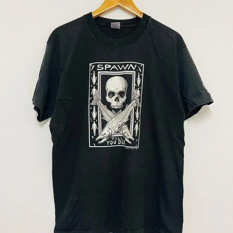 Vintage 80 Äôs Spawn Till You Die By Ray Troll T Shirt Rare Artworks Streetw