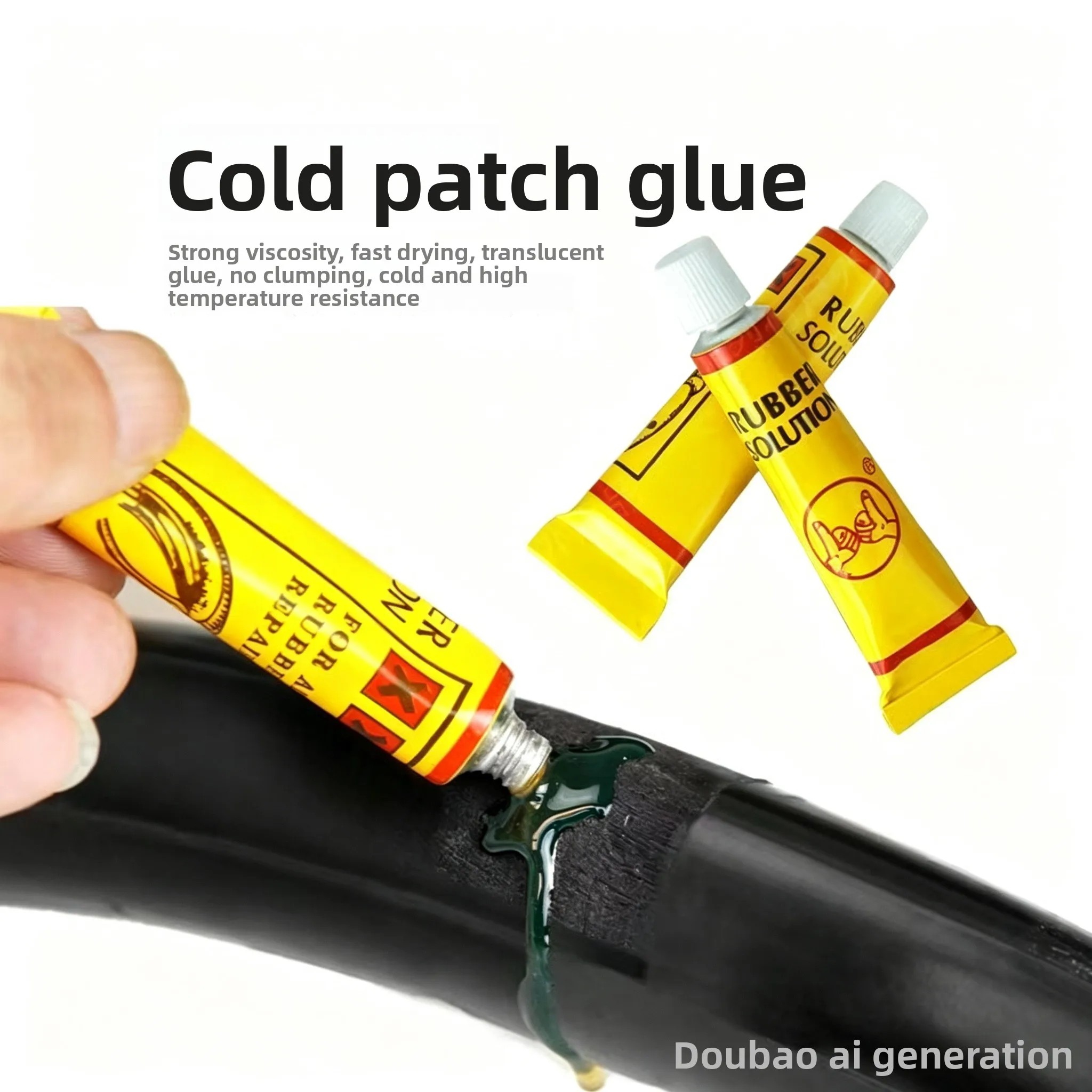 Bike Tire Repair Kit - Essential Tool for Cyclists with Patches, Metal Rasps, Tire Levers & Glue for On-the-Go Repairs - view 5