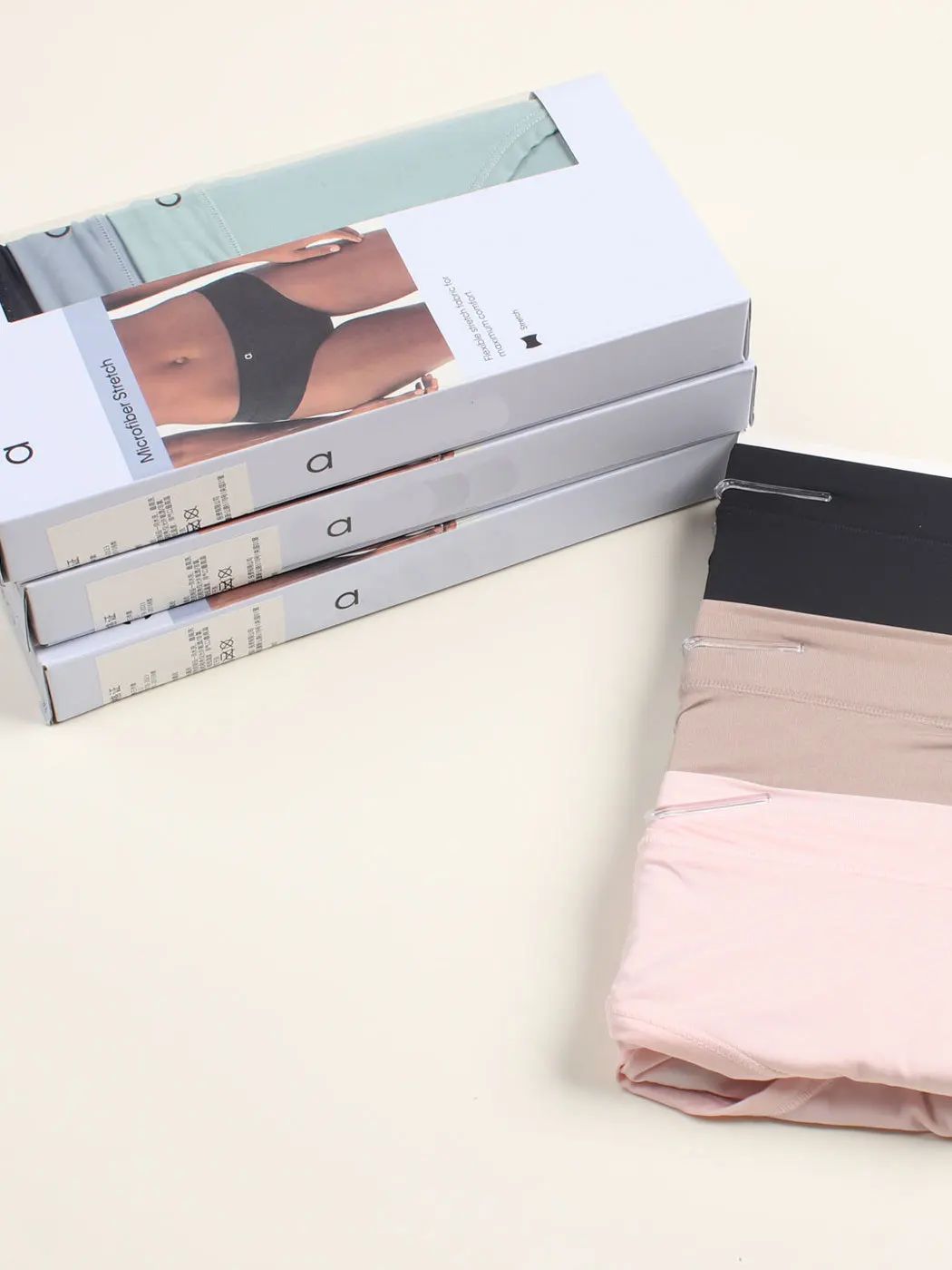 Comfortable Mid-Waist Briefs Women's Modal Seamless Boxer Shorts Pure Color Underwear Large Size Simple Design Innerwear