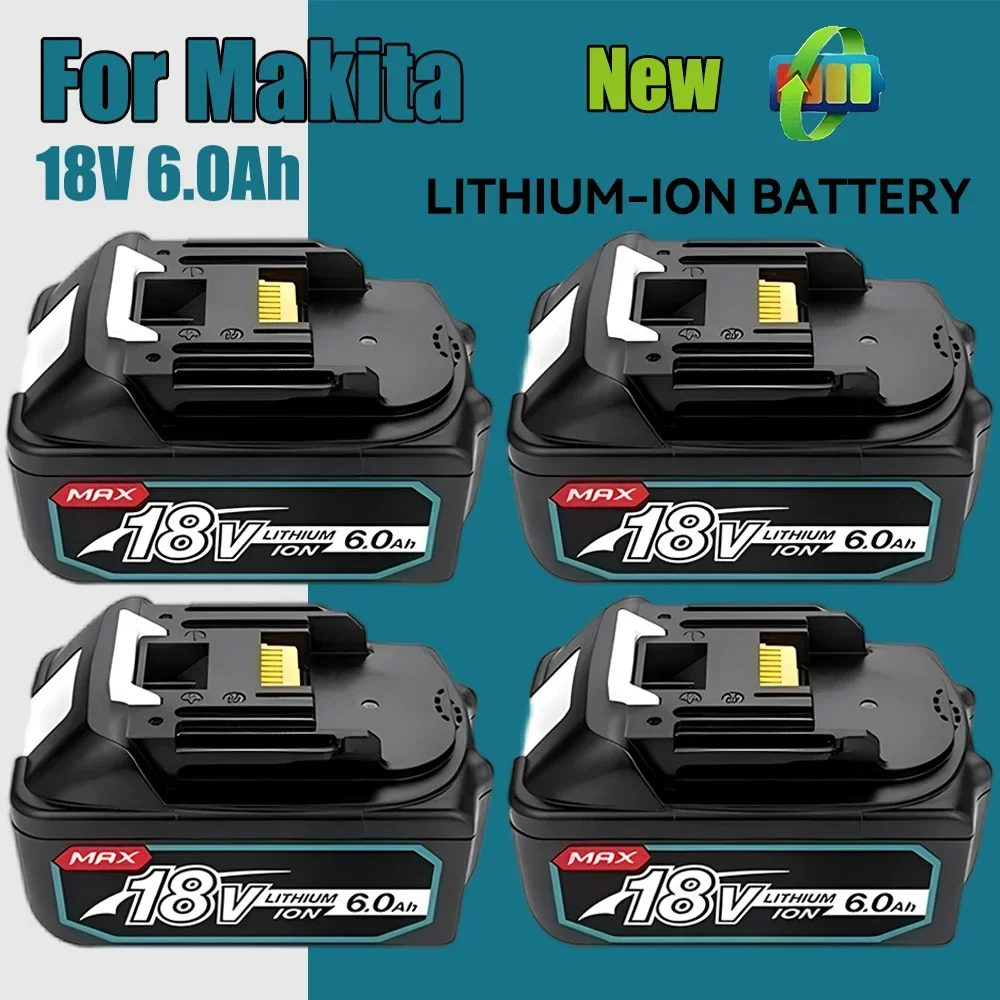 

For Makita 18V 6.0Ah Battery Rechargeable Battery 18650 Lithium-ion Cell Suitable For Makita Power Tool BL1860 BL1850 BL1830 LXT