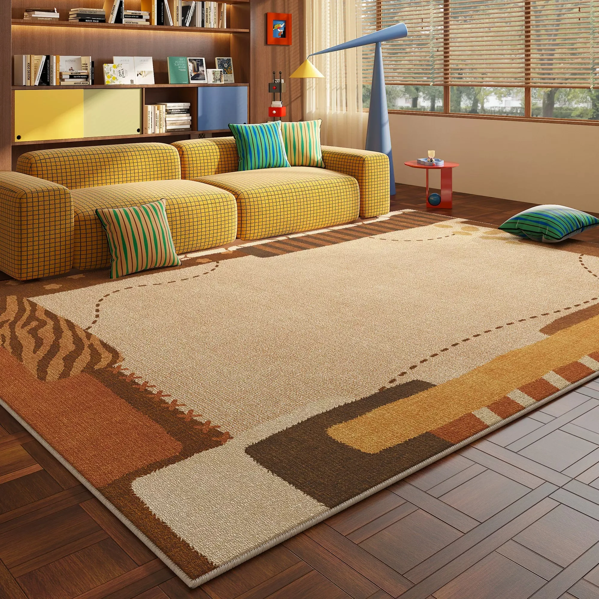 Karpet Dopamin Abstrak Modern  - Home Decor Games Online Free ulasan dan harga