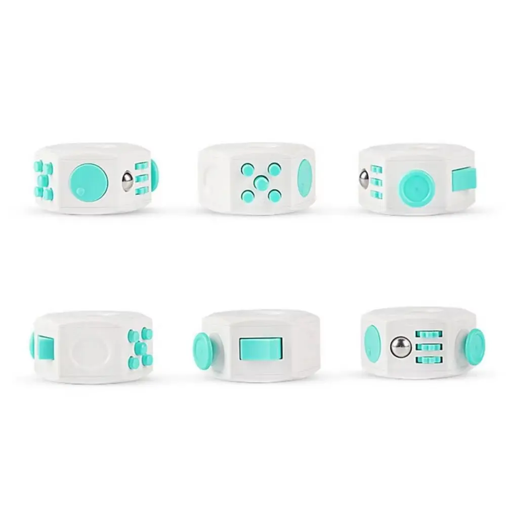 Trottola Fidget Ring Toys Opzioni di gioco multiple Spinner a mano in plastica Anello a catena Pignone con punta delle dita Fai da te