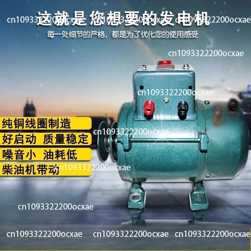 220V Permanent Magnet Brushless Generator With Voltage Regulator Excitation Generator Frequency 50Hz Pure Copper Wire