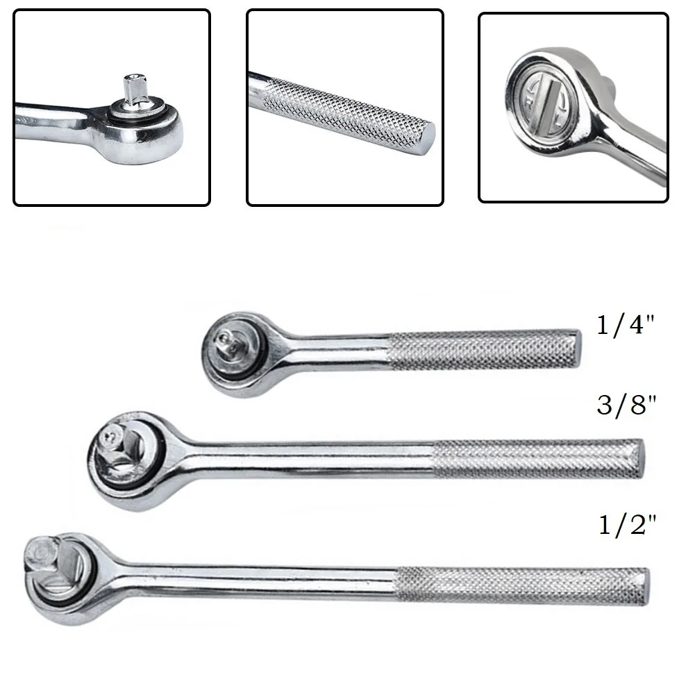 1/4 3/8 1/2 High Torque Ratchet Wrench Socket Quick Release Square Head Spanner Quick Release Square Head Spanner Socket