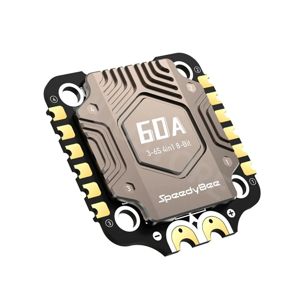 30.5x30.5mm SpeedyBee BLS 60A BLheli_S 4In1 ESC 3-6S Built-in Current Sensor DShot600 for FPV RC Racing Drone