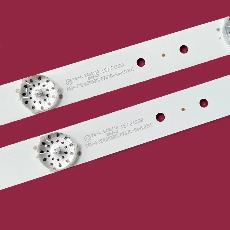 2pcs LED Bar Lights 7 LEDs New 106.67cm for Haier LD32U3100 LED32A700 light strip LED LCD TV backlight light strip
