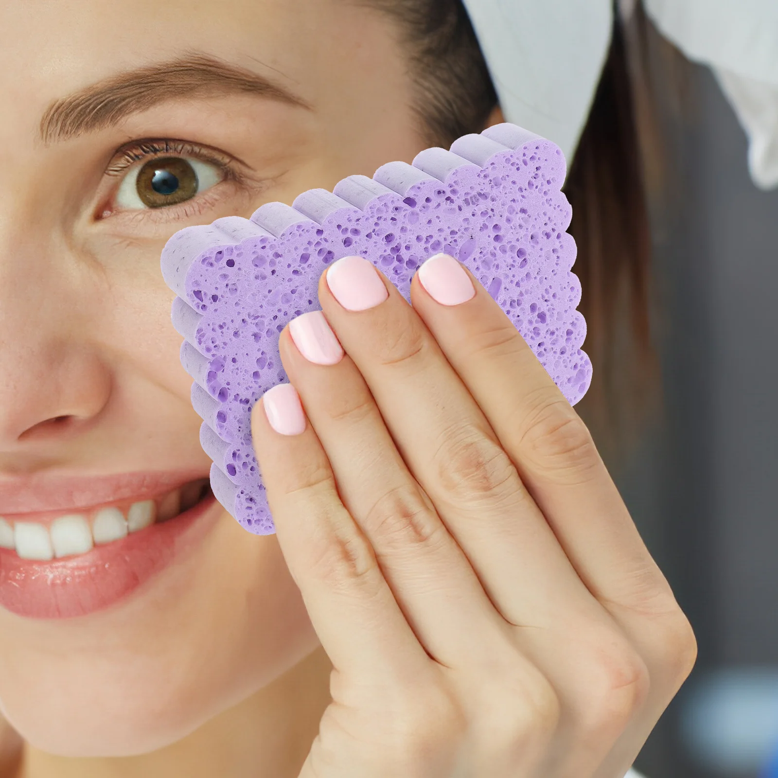 Éponges de nettoyage du visage multifonctions, compactes, exfoliantes, douces, portables, soins pour la peau doux, 4 pièces