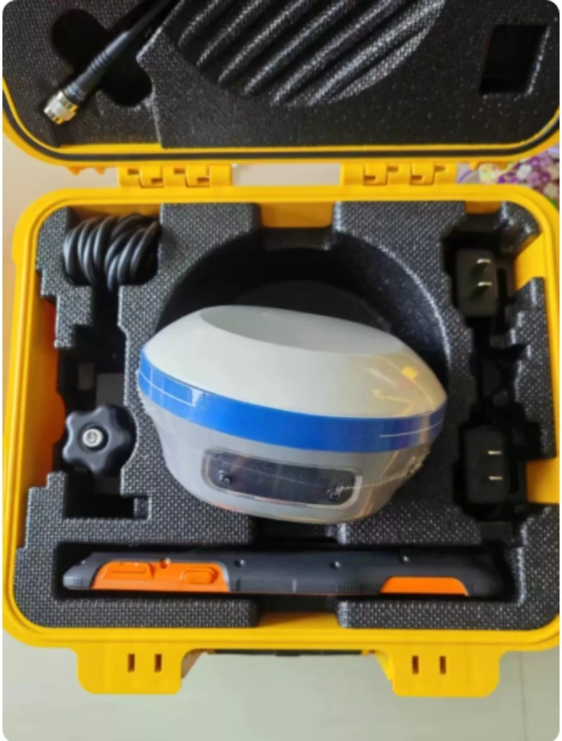 Used Full Set GNSS RTK Survey Receiver High Precision GPS Positioning Equipment Land Mapping Measuring Instrument Kit