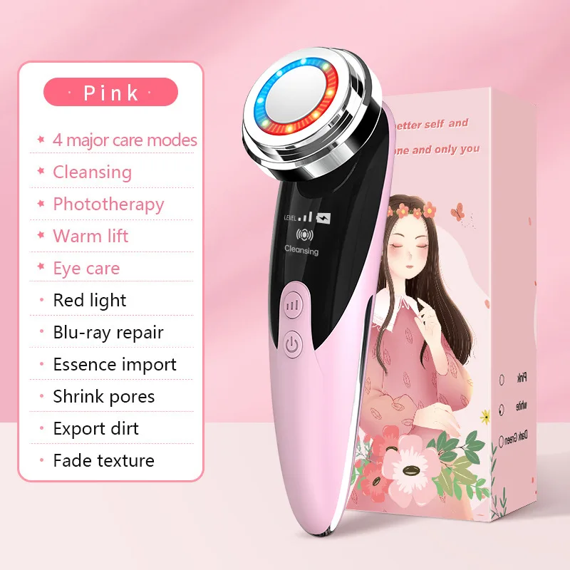 Ultrasonic Facial Massage Beauty Instrument  Rejuvenation and Cleansing