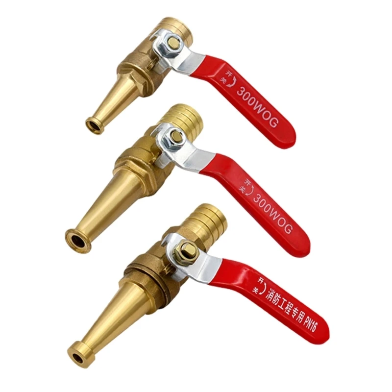 Robuust metalen draaislangmondstuk, hogedrukslangmondstuk met aan-uitkleppen, massief metalen inch connector