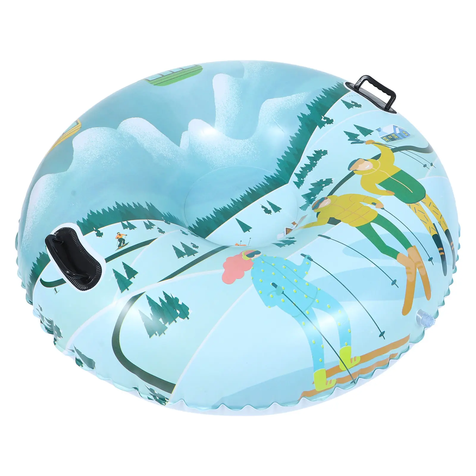 

Thickened Ski Ring Skiing Accessories PVC Snow Sled Inflatable Winter Tube Board