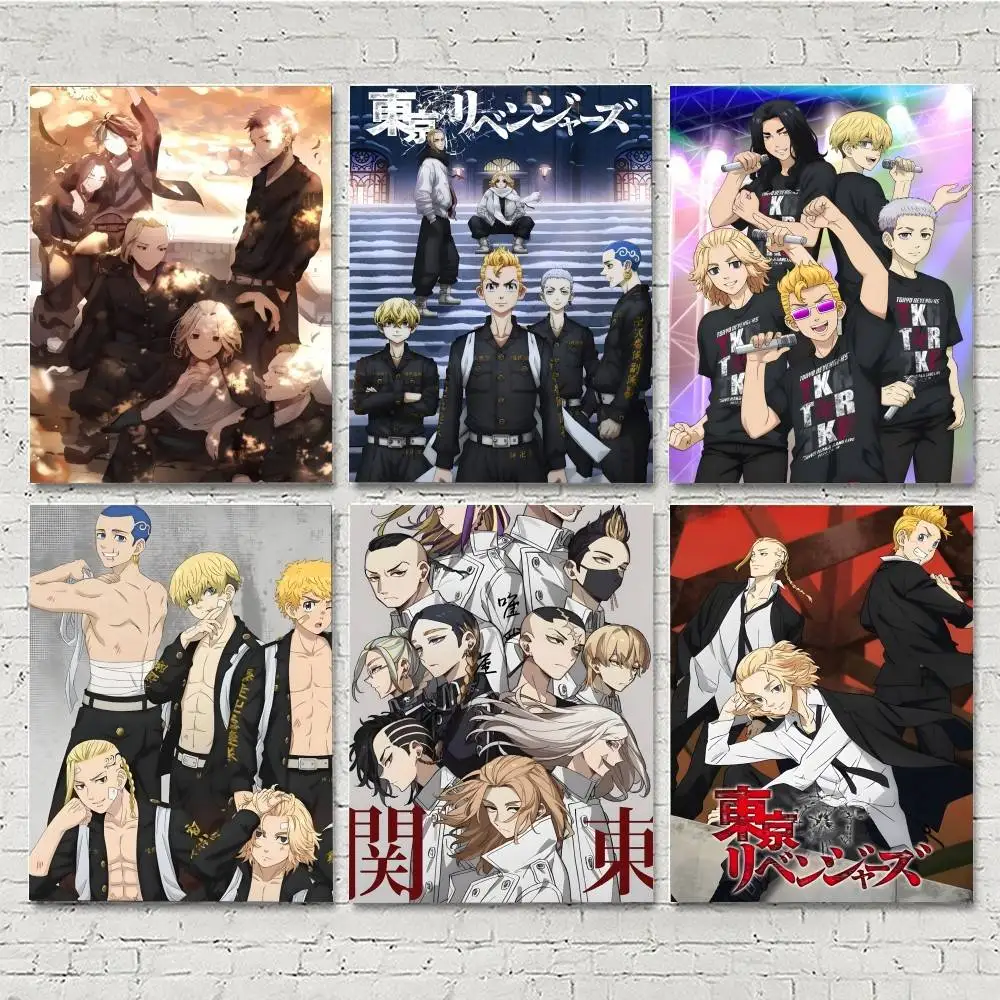 Anime T-Tokyo R-Revengers Posters HD Print Vintage Wall Art Decor for Home Study Room