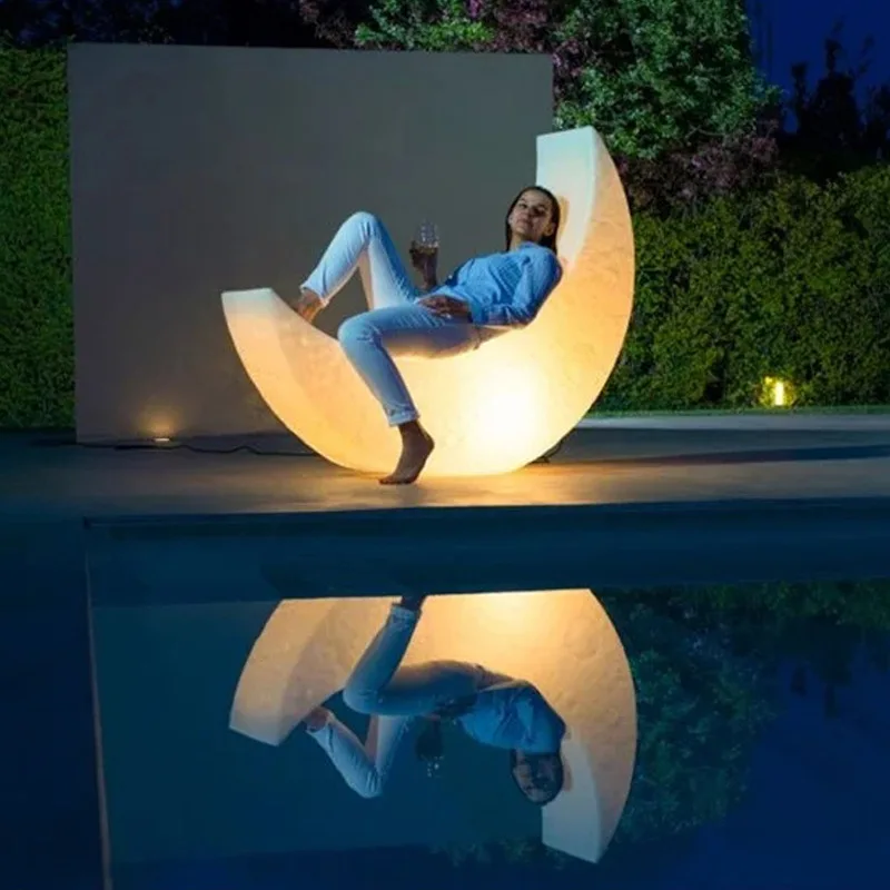 

Lumind Half Moon Light Moon Открытый водонепроницаемый садовый бра Luna Лампа Открытый садовый светильник Moon Декоративная лампа Декоративный светильник