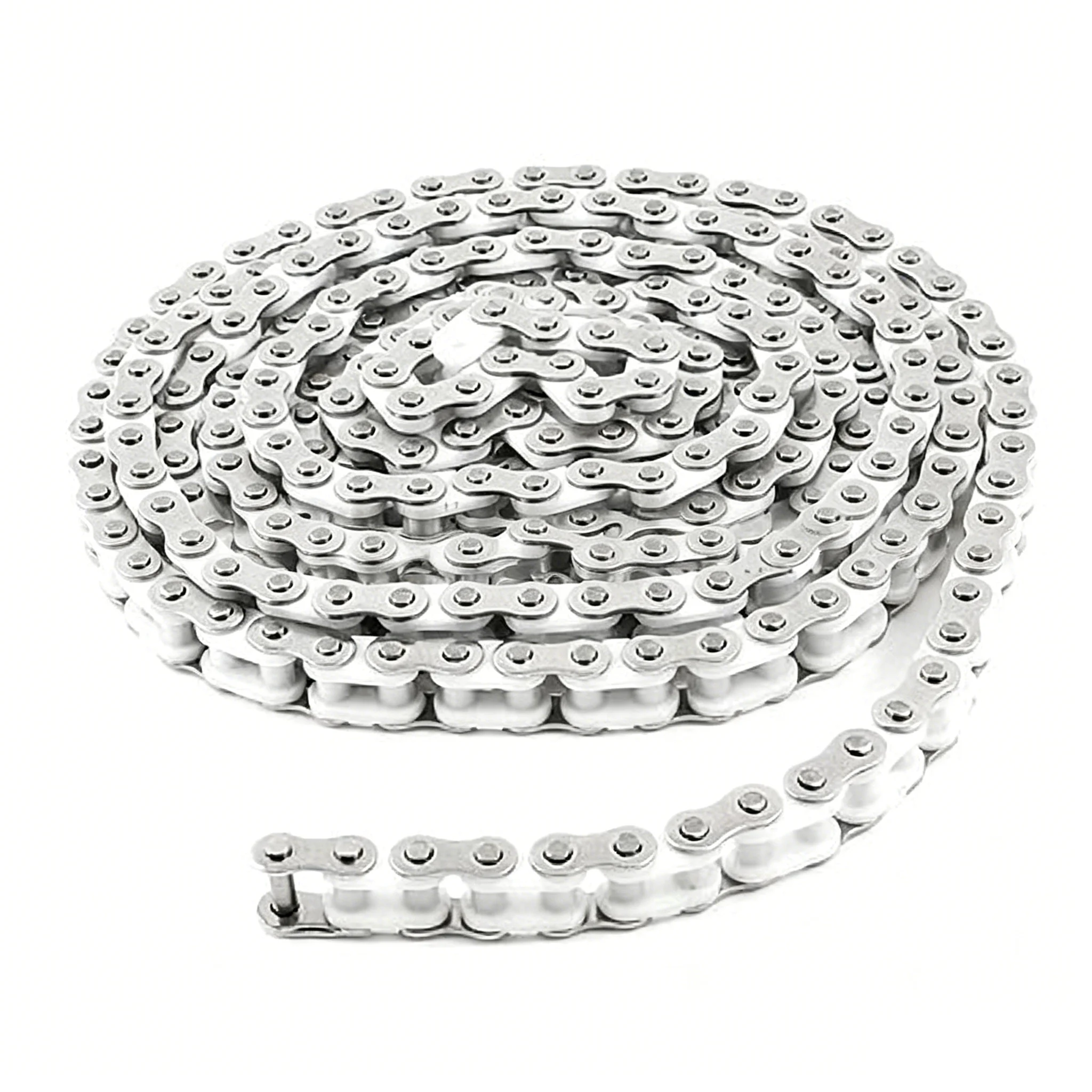 Engines 2.4Meter 130 Links Speed 9.525mm Pitch Metal Plastic Roller Chain Transmission