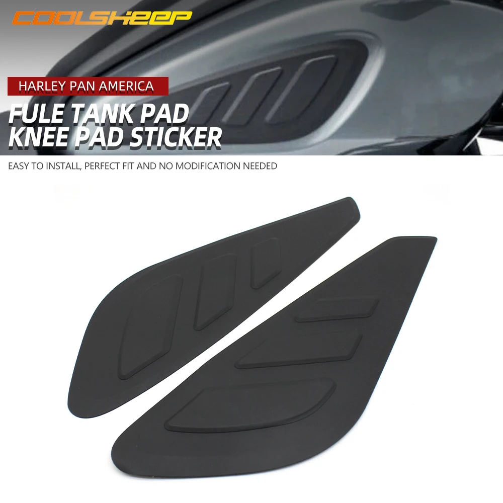 

For Harley Pan America 1250 Special Sportster S RH1250S 2020 2021 Motocycle Accessories Non-Slip Side Fuel Tank Knee Pad Sticker