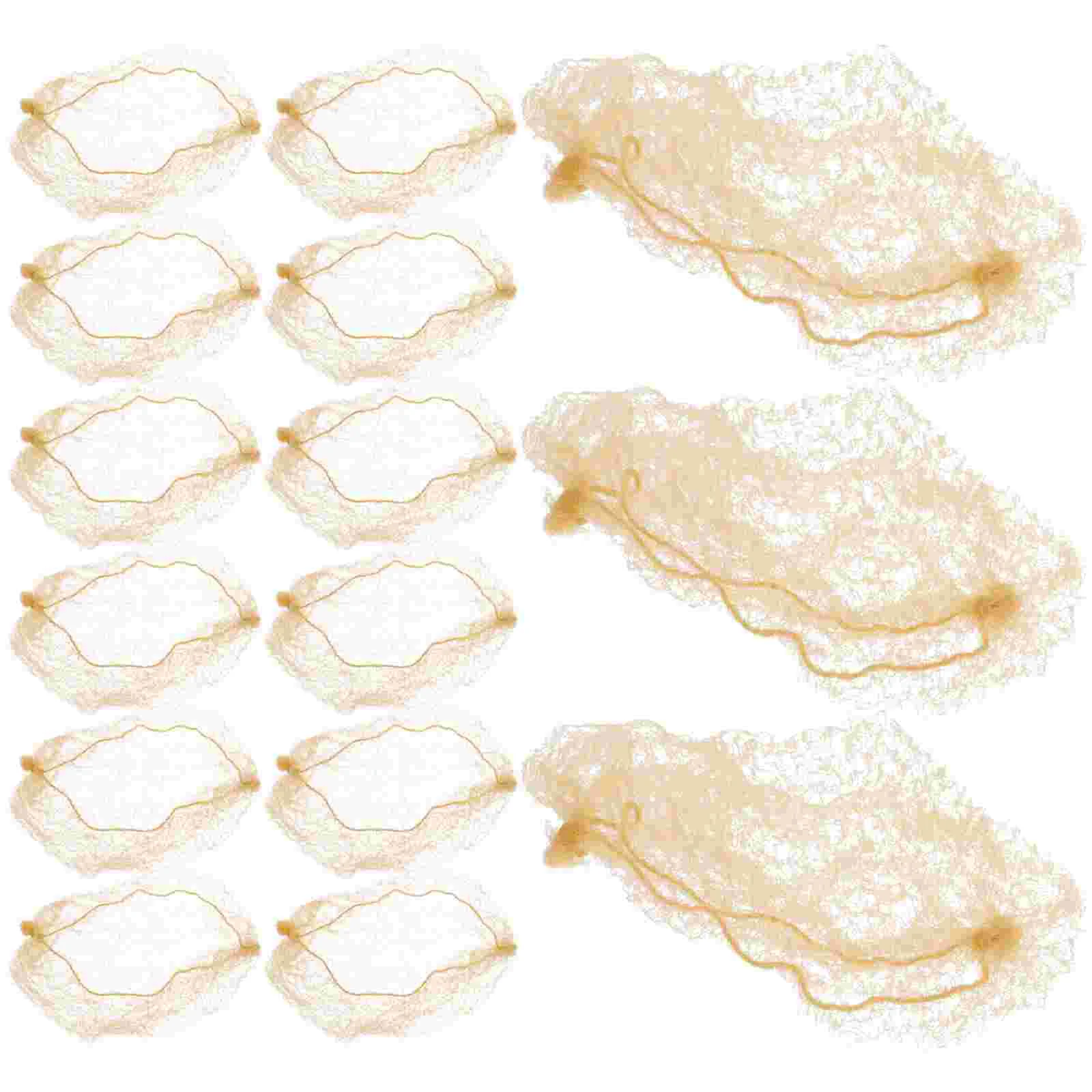 50pcs Hair Bun Nets Nylon Hair Bun Covers Girls Hair Accessories for Stewardess Nurses Waitress Performance