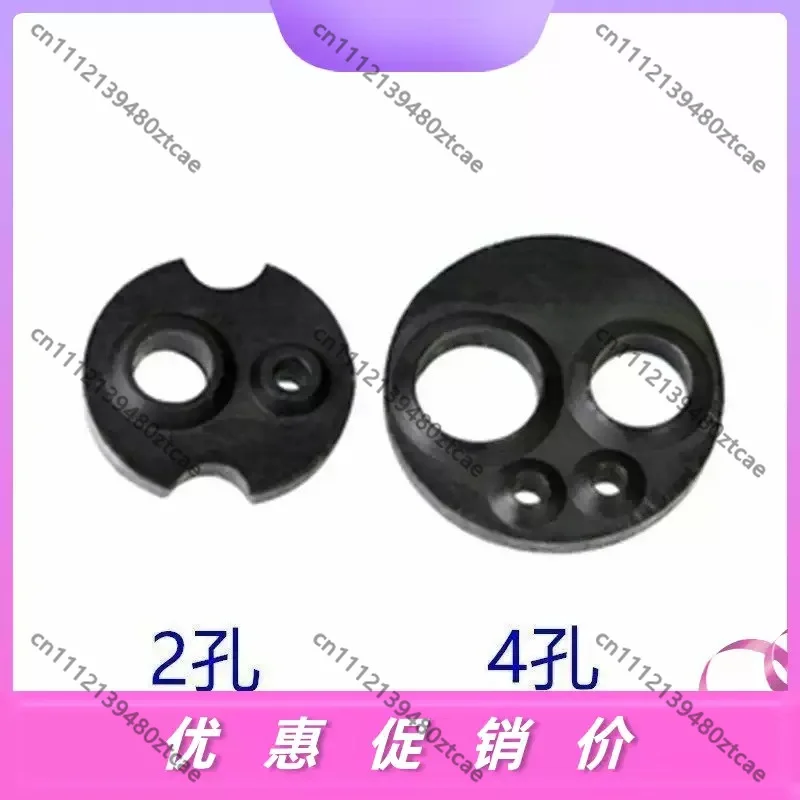 High Temperature Resistant Rubber Seal Washer, Handpiece Tail Gasket for High/Low Speed Handpiece, 2 Hole /4 Hole Spare Gasket