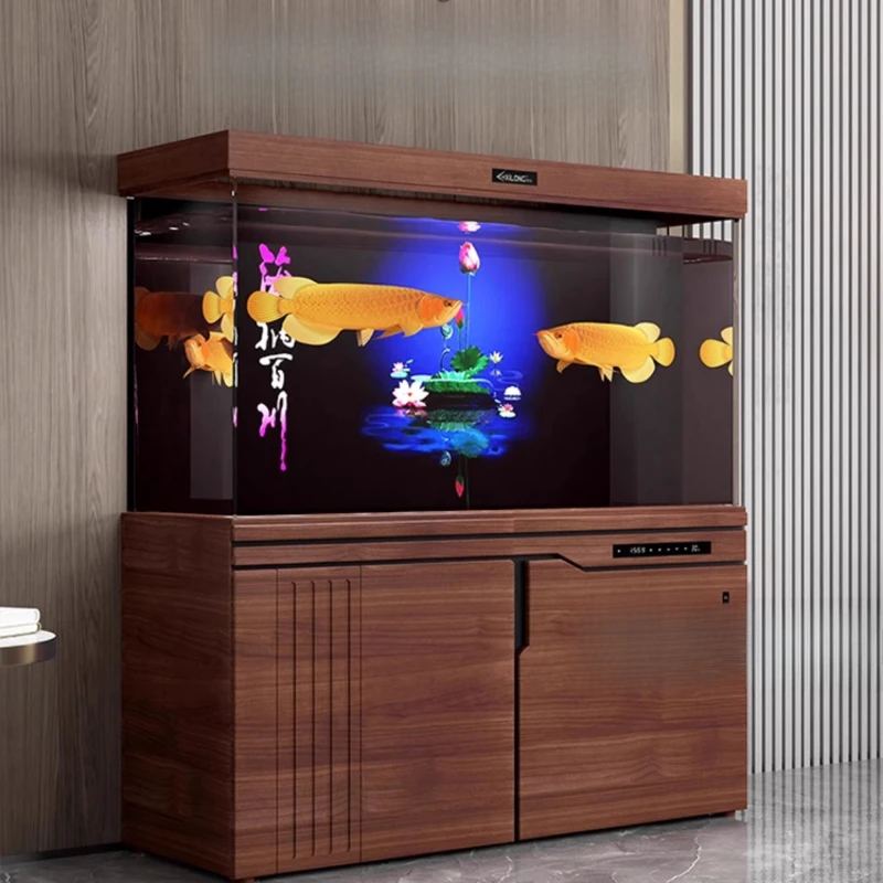 

Fish Bowl Accent Aquarium New Style Ecology Indoors Simplicity Aquarium Entrance Hall Customizable Home Furniture Acquario Lsyg