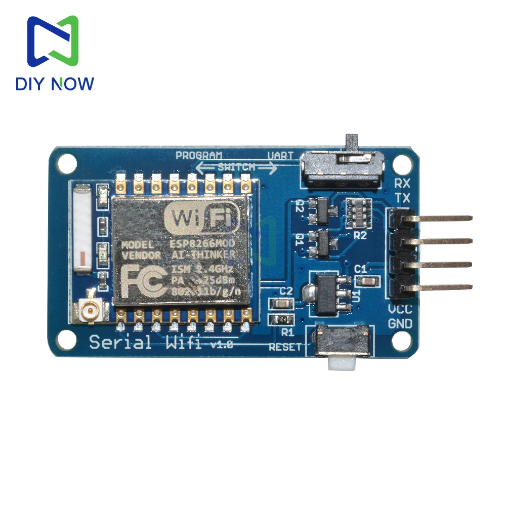 ESP8266 Serial Port โมดูล WIFI V1.0 ออนบอร์ด 3.3V LDO ไร้สาย ESP-07 Serial Port Transceiver โมดูล
