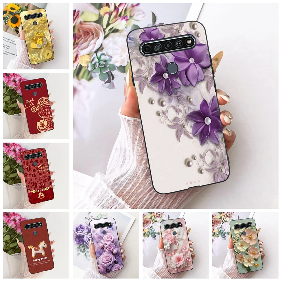 Funda de silicona para LG K51S 2020 LM-K510, carcasa pintada con dibujos animados de mariposas, divertida y a la moda, para LG K41S 2020 LM-K410 LMK410EMW
