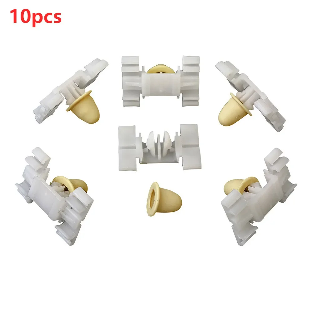 10pcs Car Side Molding Clip Car Door Bumpstrip Retaining Fastener Clips For BMW E36 Auto Interior Accessories