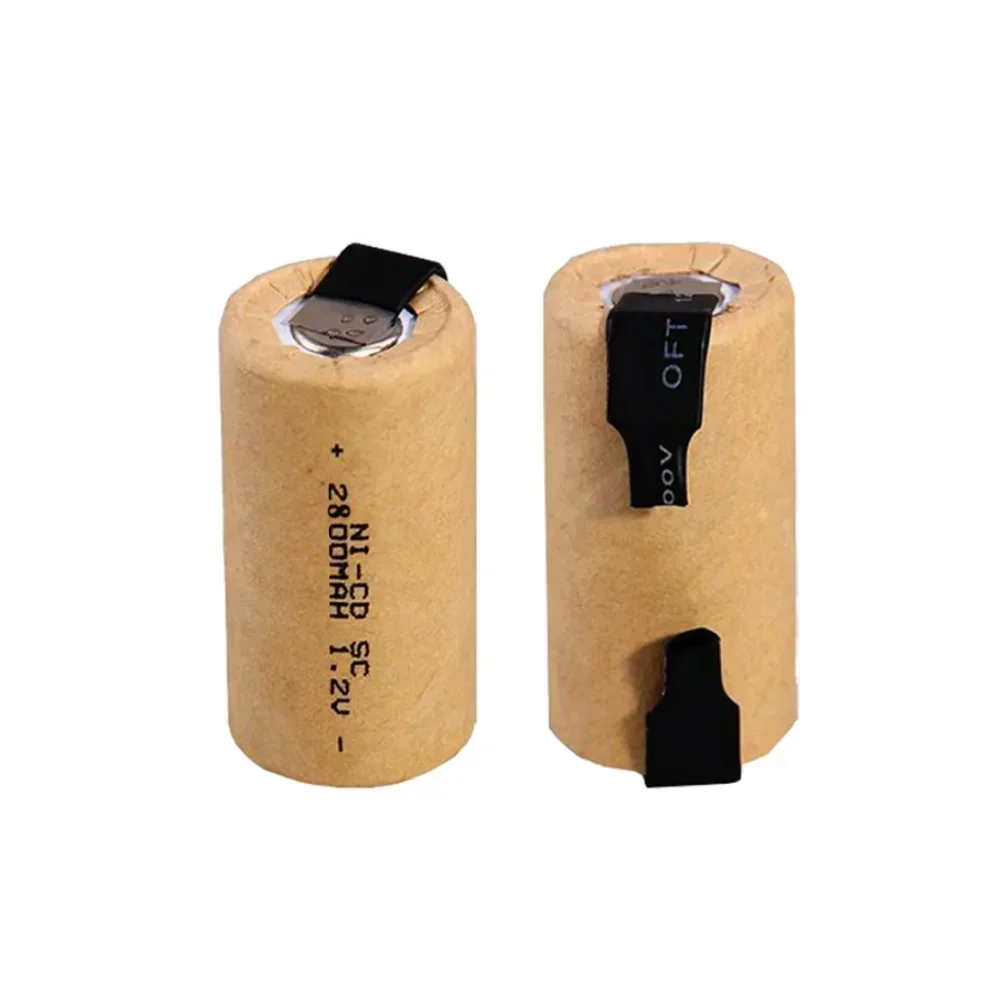 1.2V 2800mAh NI-CD SC Rechargeable Batteries for Makita Bosch B&D Hitachi Metabo Dewalt for Electric Screwdriver