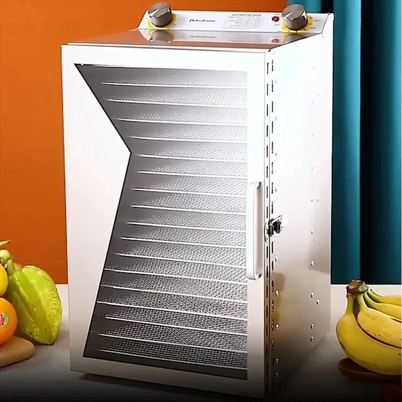 18-Tier Food Dehydrator Commercial & Home Use Adjustable Energy-Efficient Drying for Fruits/Meat/Herbs Foodstuff Dryer