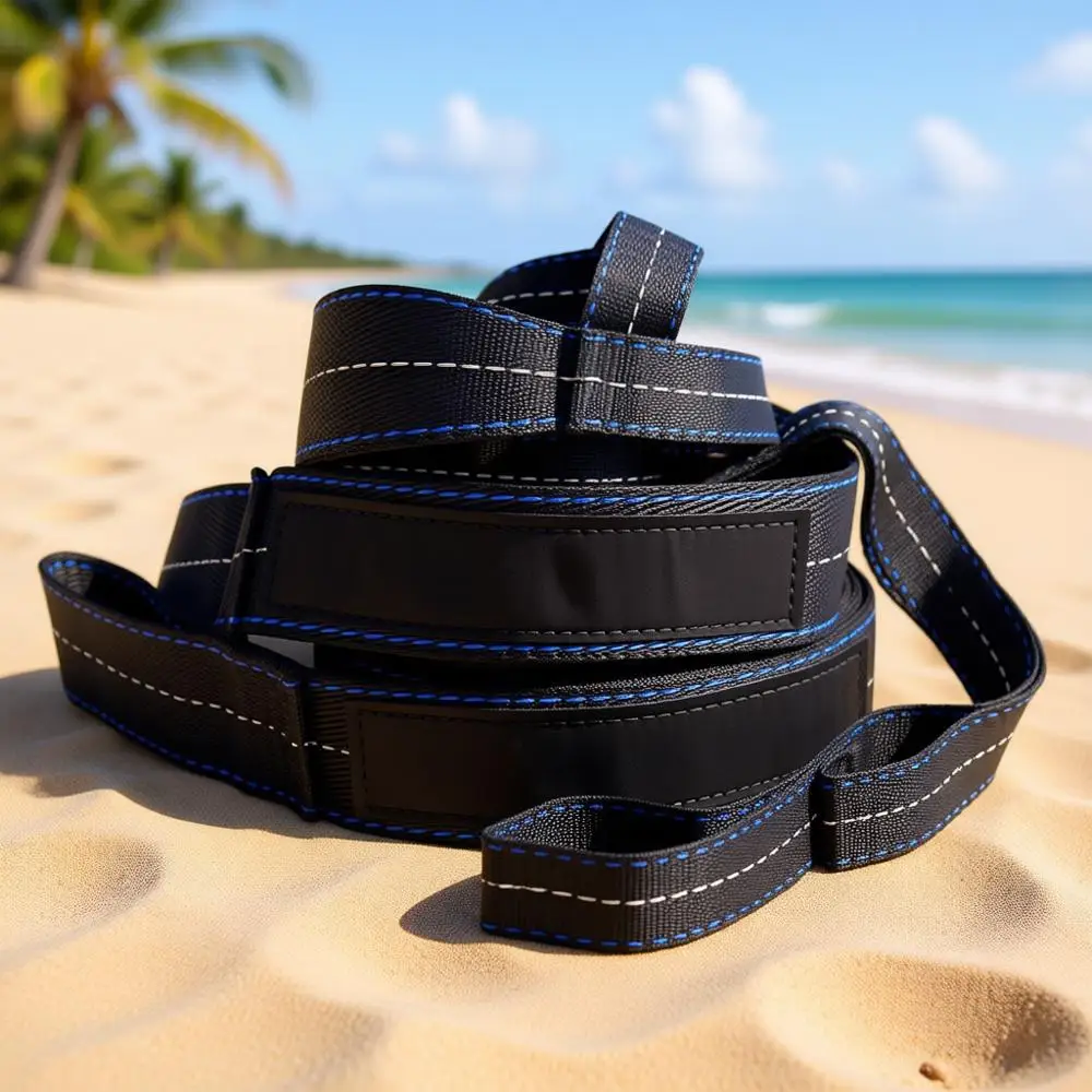 

Система подвески - Крепление для дерева (Tree Strap) или гамак - Снаряжение для кемпинга и походов - Черный/Королевский синий