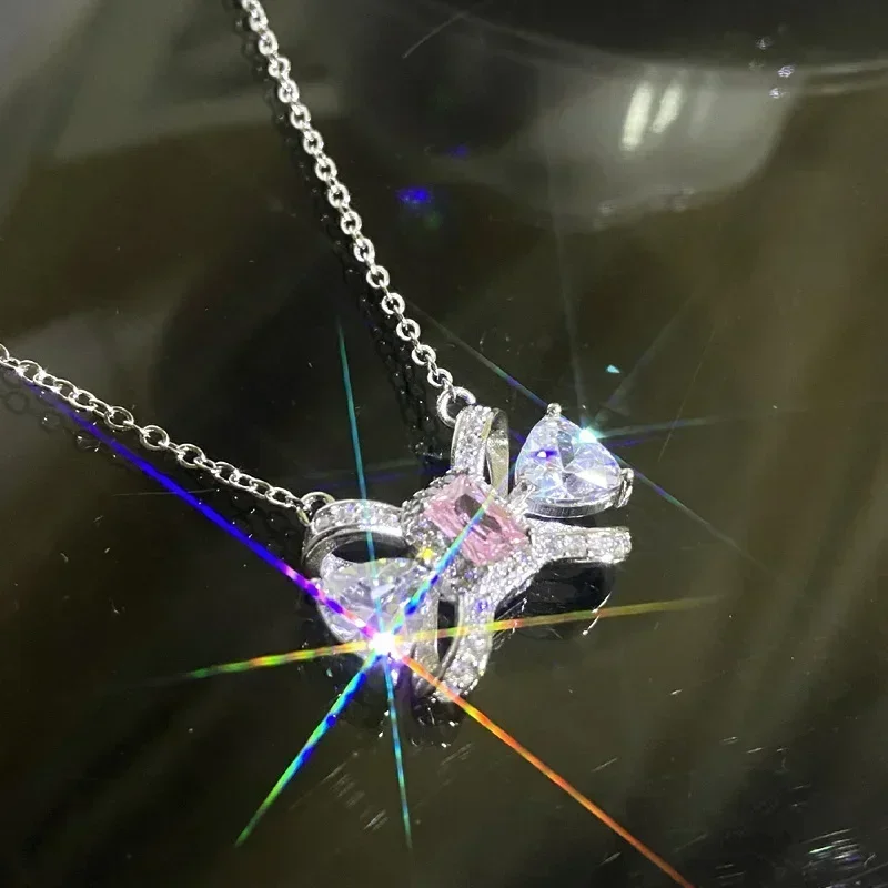 MDL مويسانيتي StyleBrilliant قطرة الماء الزركونيوم مفهوم المتخصصة القوس الشهيرة بطيئة الأقراط الإناث الحشرات حلقة مفتوحة