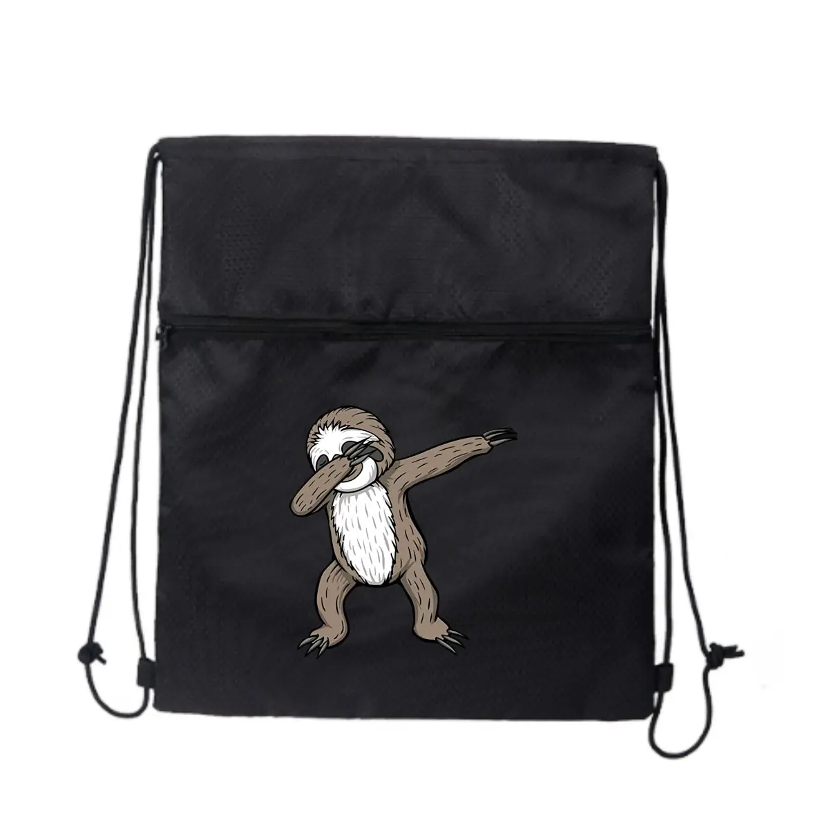

Сумка на молнии Dabbing Sloth Art Graphic Park Stroll на шнурке: вмещает закуски и игрушки