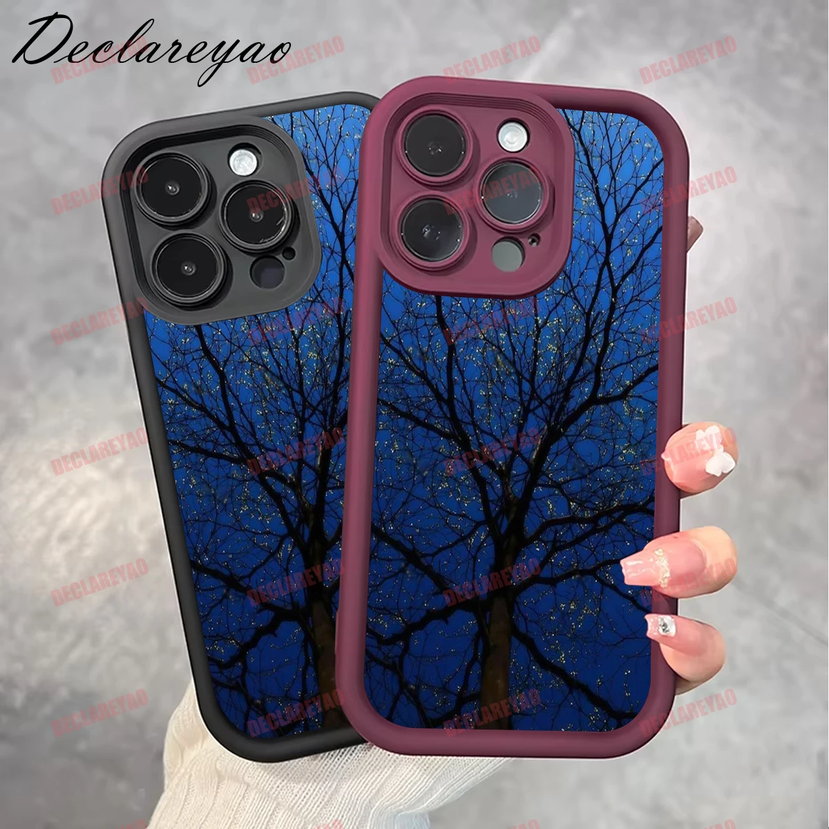 غطاء ناعم نحيف من مادة البولي يوريثان غير اللامعة من DECLAREYAO لهاتف Realme 60 V5 5 7 Pro Plus Note 13 30 GT6 8 C75 حافظة من السيليكون المقاوم للصدمات #5