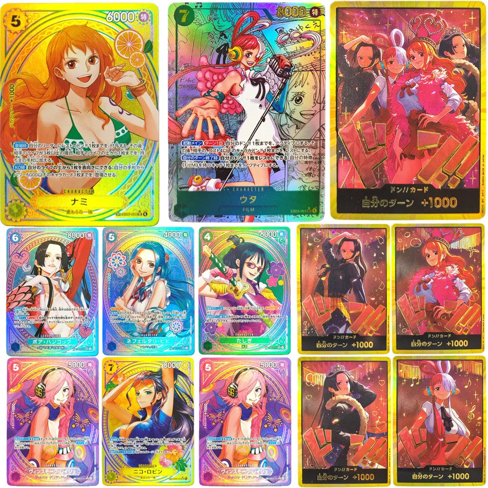 DIY ONE PIECE Heroines Special Set EB-03 DON Card Manga Uta EB03-061 Hancock Robin Nami Collection Japanese TCG Anime Cards