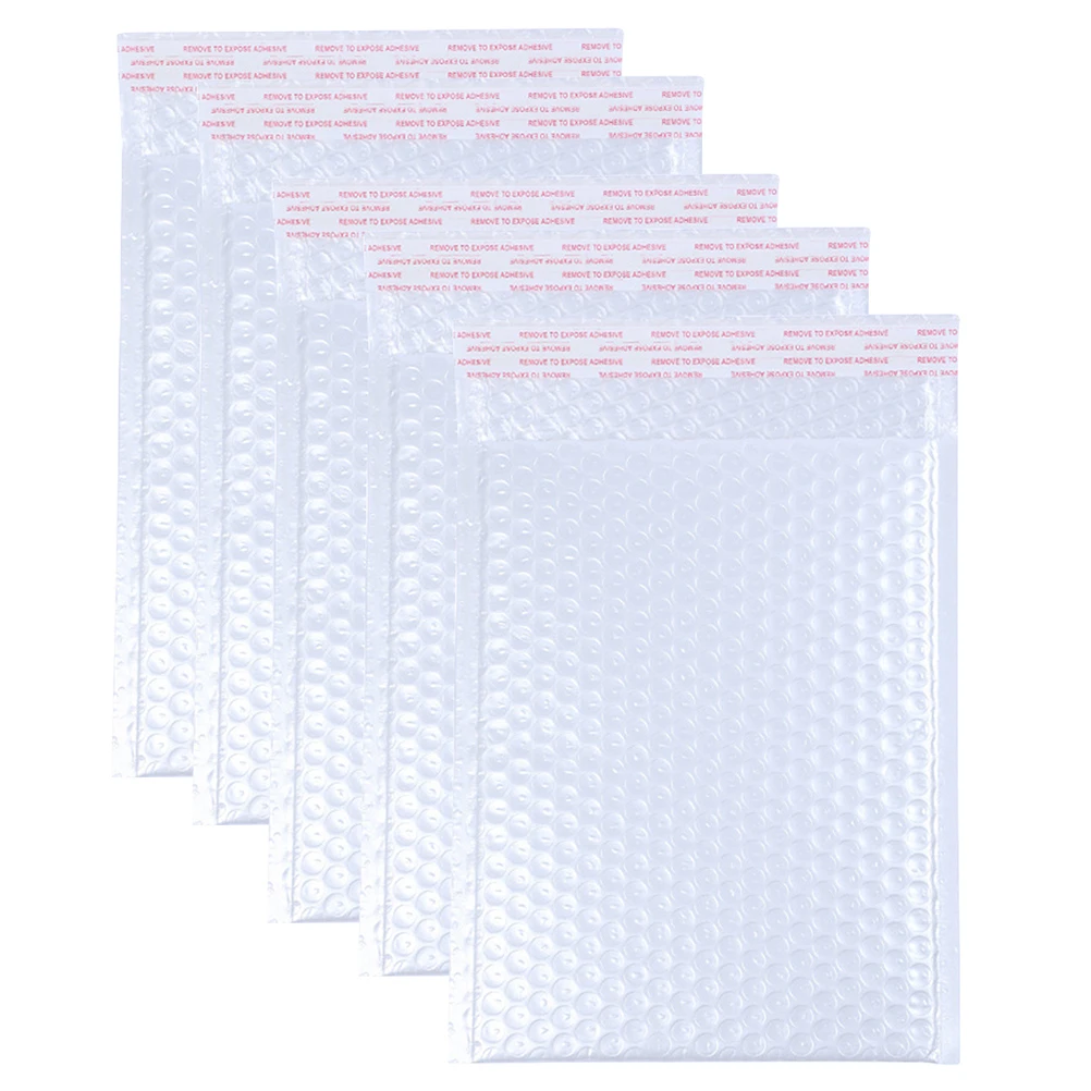 Buste a bolle d'aria da 50 pezzi, buste postali a bolle d'aria robuste per una spedizione sicura, materiale da imballaggio impermeabile, custodia antiurto