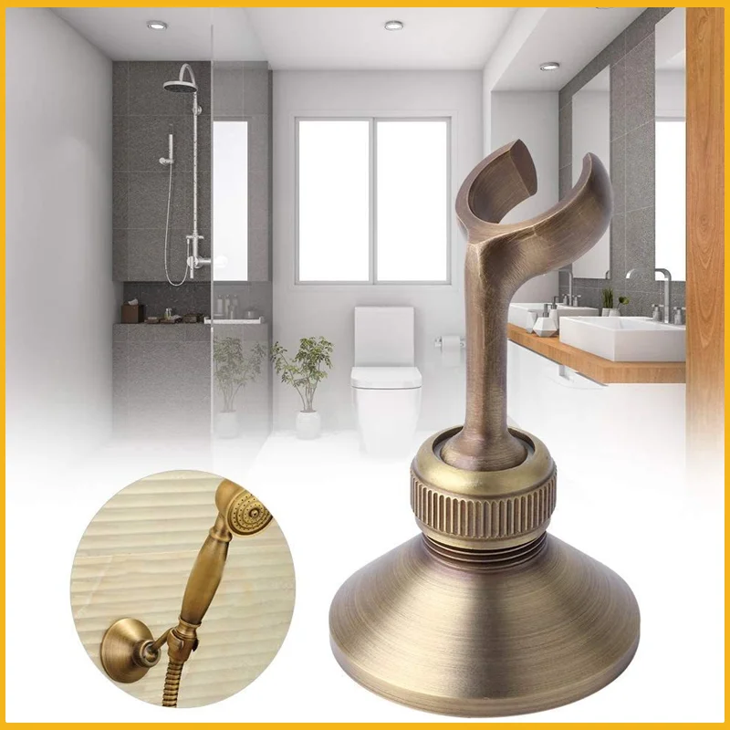 Stainless Steel Luxury Antique Bronze Handheld Shower Head with Shower Holder 1.5M Hose Bathroom Accessories Shower Head