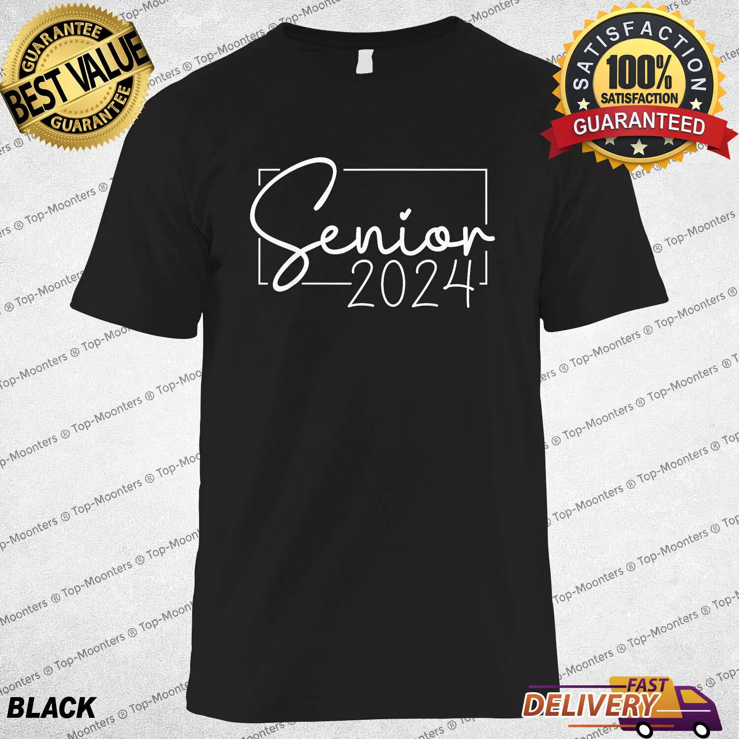 

Senior 2024 Class of 2024 Graduation T-Shirt, Graduation Party Graphic Tee Gift