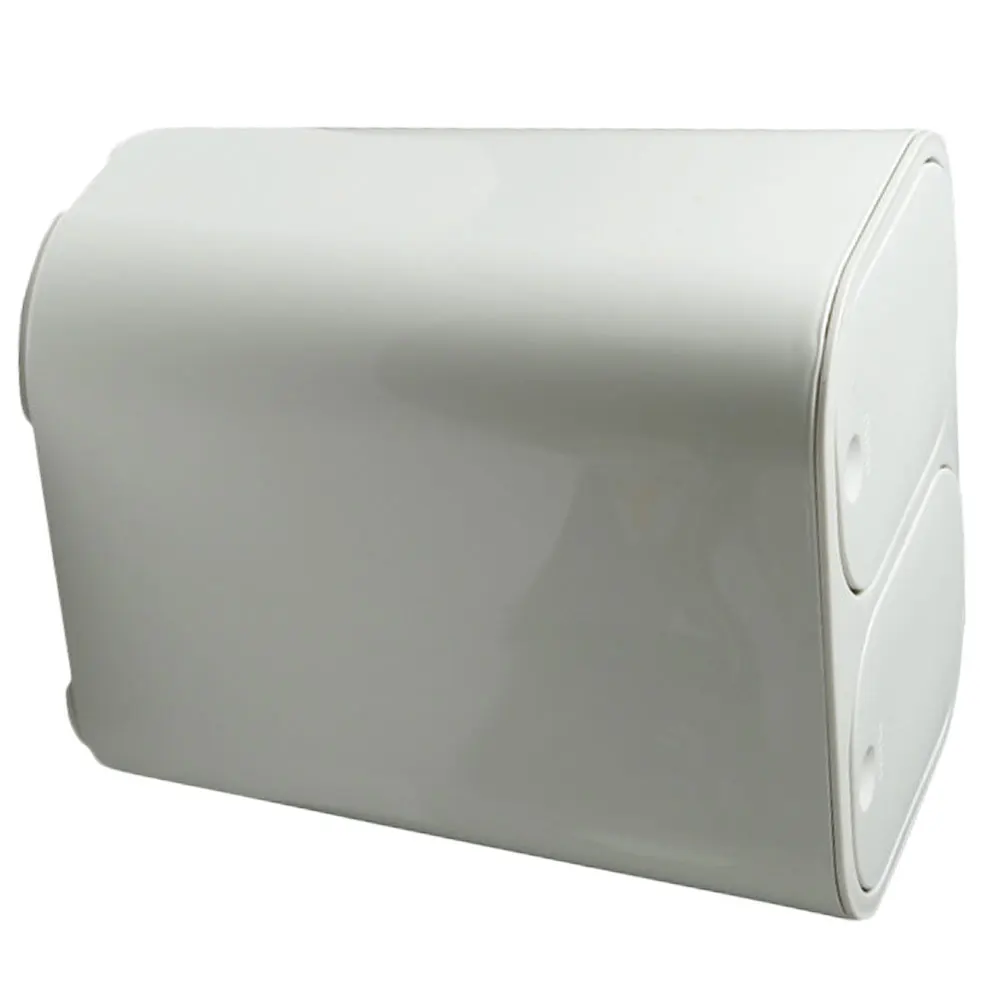 

Slim Classified Garbage Can with Lid Household Trash Bin White Office Double Compartment Recycling Container Kitchen Bathroom