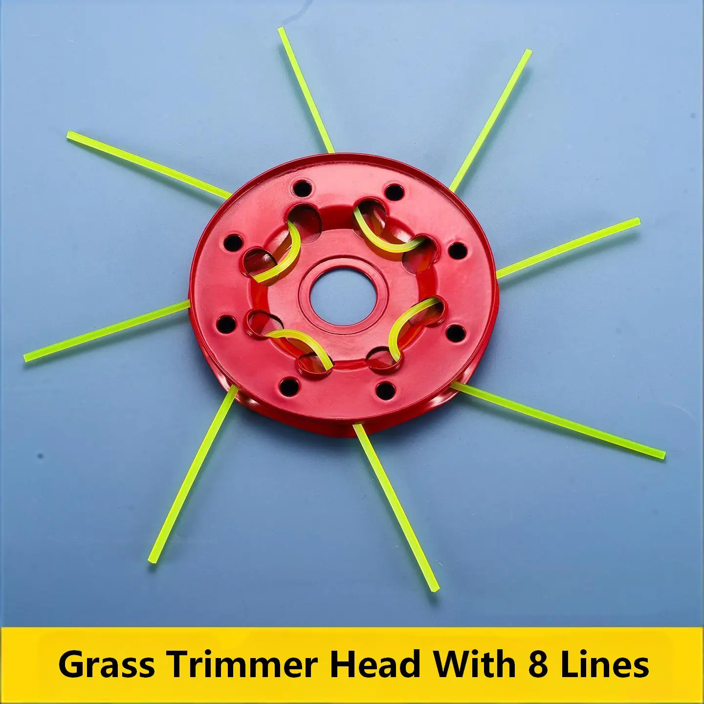 Grass Trimmer Head Easy Load Replaces for Weeds & Thick Vegetation with 8 Lines Strimmer Head Grass Cutting Disc for Weed Eaters